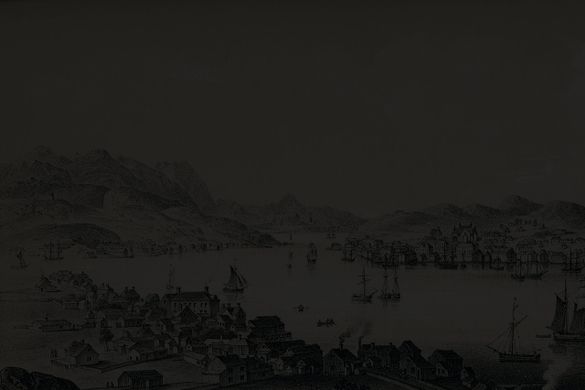 Historisk tegning fra Kristiansund